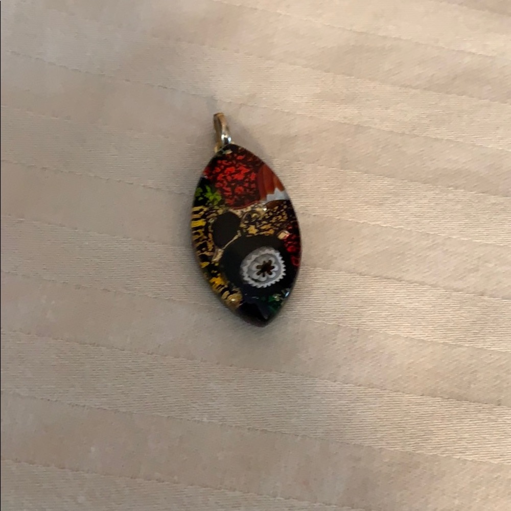Colorful pendant - no chain included
